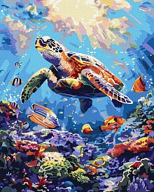 Набір для розпису по номерах "Морський спокій" 40х50см - 1 - smarttoys.com.ua