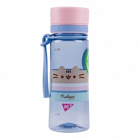 Пляшка для води Yes "Pusheen" 400 мл, блакитна - 1 - smarttoys.com.ua
