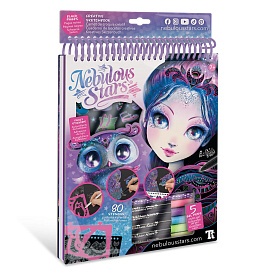Набір для творчості NEBULOUS STARS – СКЕТЧБУК: ЕКЛІПСІЯ, ЧОРНІ АРКУШІ - 1 - smarttoys.com.ua