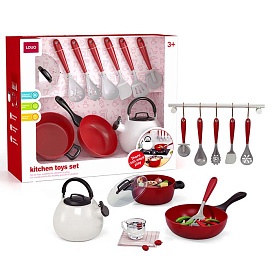 Набір посуду 86035 кастрюля, сковорідка, чайник, кухонний набір, 9 предм., кор., 40,5-33-13,5 см. - 1 - smarttoys.com.ua