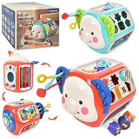 Гра A919-1/2 сортер(6фігур),грані-резинки,шестер.,дзерк.,рух.деталі,тріскач.,2кольори,муз.,бат.,кор. - 1 - smarttoys.com.ua