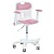 Дитяче крісло M 6151-8 з підлокітником і підніж.,блок.коліс,м'яке сид. і спинка,регул.висота,рожевий - 1 - smarttoys.com.ua