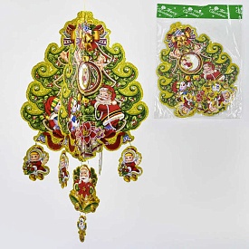 Новогоднее украшение C 30219 Ёлочка (300) ЦЕНА ЗА 1 ШТ, [Пакет] - 6900067302199 - 1 - smarttoys.com.ua