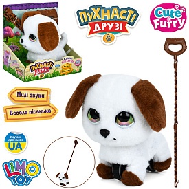 Тварина M 6247 I UA собака,19см, каталка на палці(65см), муз.(укр), пісня, звук,плюш,на бат.,в кор. - 1 - smarttoys.com.ua
