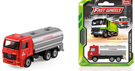 Спецтехніка 6723 (204) "Play Smart", "Цистерна", металопластик, на листі  - 1 - smarttoys.com.ua