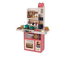 Кухня 889-244 пара,духовка,мийка-ллється вода(механ.),продукти,посуд,55предм.,муз.,світло,бат.,кор. - 1 - smarttoys.com.ua