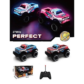 Джип UJ99-Y201 радіокер. 27 MHz, гум. колеса, небит. корпус, 2 кольори,світло,бат.,кор.,25-14-12,5см - 1 - smarttoys.com.ua