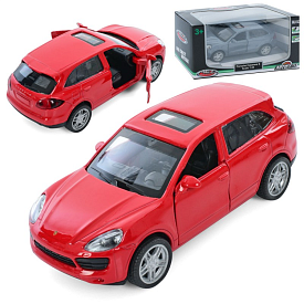Джип AS-3027 АвтоСвіт,Porsche Cayenne,мет.,інерц.,відчин.двері,гум.колеса,2кольори,кор.,14,5-7-6,5см - 1 - smarttoys.com.ua