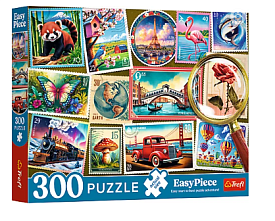 31007 Trefl Пазли "300 EasyPiece" Поштові марки - 1 - smarttoys.com.ua