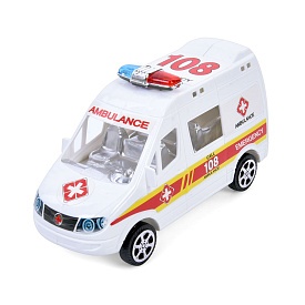 Транспорт спецслужб 505  інерц, швидка допомога, кул., 17,5-9,5-7 см. - 1 - smarttoys.com.ua