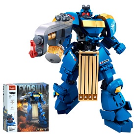 Конструктор SLUBAN M38-B1326 робот-воїн, 16см, фігурка, 267дет, в кор-ці, 22-23,5-6,5см - 1 - smarttoys.com.ua