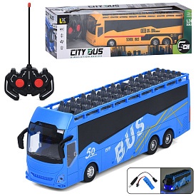 Автобус 197-5-6 радірк., акум, 30см, 1:24, світло, гум. колеса,USBзаряд.,2 кольори,в кор.,43-13-10см - 1 - smarttoys.com.ua