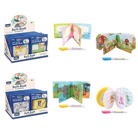 Гра для купання BD550-BD552 книжка, кор., 16 шт. (2 види) в диспл., 35-19-22 см. - 1 - smarttoys.com.ua