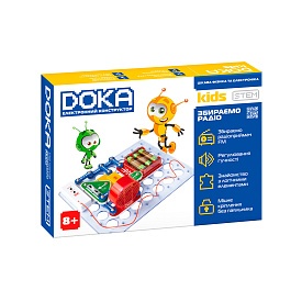 Конструктор електронний DOKA "ЗБИРАЄМО РАДІО" - 1 - smarttoys.com.ua
