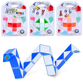 Гра 8890 змійка, головоломка, 4 кольори, в слюді, 14-19-7см - 1 - smarttoys.com.ua
