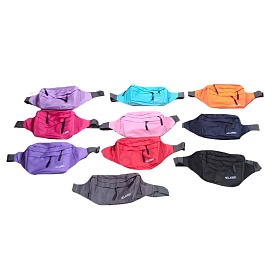 Сумка MK 5501 бананка, 4 відділення, застібка-блискавка, 10 кольорів, кул., 20-19-2 см. - 1 - smarttoys.com.ua