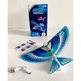 Літак JJ130(01-02) птах, акум., літає, USB, 2 кольори, світло, кор., 14-24-6 см. - 1 - smarttoys.com.ua