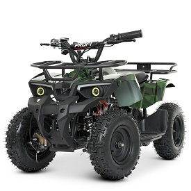 Квадроцикл HB-ATV800AS-10 мотор800W, 3акум.12A/12V, швид.22км/год., до65кг., камуфл.зелений. - 1 - smarttoys.com.ua