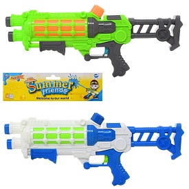 Водяний бластер M 5873 помпа, розмір великий, 2 кольори, кул., 21-49-5,5 см. - 1 - smarttoys.com.ua