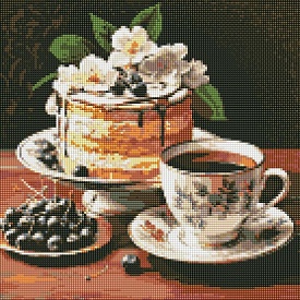 Набір з алмазною мозаїкою "Фруктова солодкість" 40х40см - 1 - smarttoys.com.ua