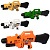 Водяний бластер MR 0202 помпа, розмір великий, 4 кольори, кул., 30-56-8 см. - 1 - smarttoys.com.ua