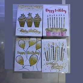 Пакет подарунковий паперовий S "Happy Birthday" 23*18*10см R91174-S - 1 - smarttoys.com.ua