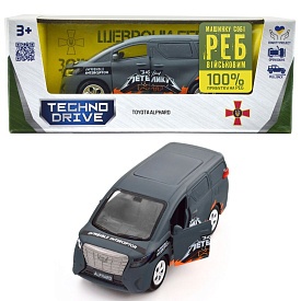 Автомодель серії "Шеврони Героїв" – TOYOTA ALPHARD – "ЗАГІН МЕТЕЛИКІВ" - 1 - smarttoys.com.ua
