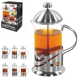 Заварник-прес скляний 800мл, MS-0148 - 1 - smarttoys.com.ua