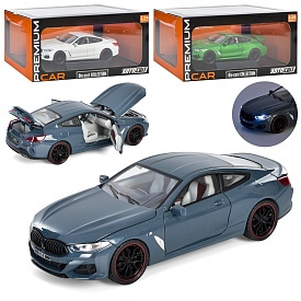 Машина AP-1788 АвтоСвіт, мет., інерц., гум.колеса, 3 кольори, муз., світло,бат.-таб.,кор.,28-13-17см - 1 - smarttoys.com.ua