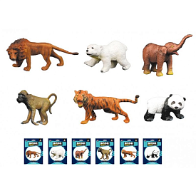 Тварина Q9899-ZJ40 дика, 6 видів, кул., 12,5-16-3 см. - 1 - smarttoys.com.ua