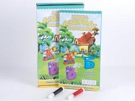 Книга "Азбука", навч., картонна, фломастери, в кор. 17х3х31см (60 шт / ящ) - 1 - smarttoys.com.ua