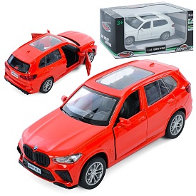 Джип AS-3026 АвтоСвіт, 1:43, BMW X5M,мет.,інерц.,відчин.двері,гум.колеса,2 кольори,кор.,14,5-7-6,5см - 1 - smarttoys.com.ua