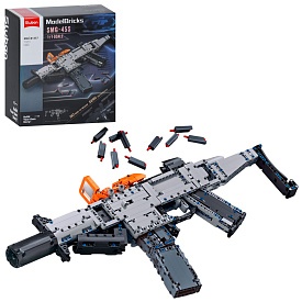 Конструктор SLUBAN M38-B1357 зброя, автомат, 60,1см, 1:1, 715дет,, кор. 30-33-14,5см - 1 - smarttoys.com.ua