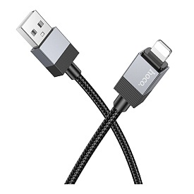 Кабель USB Hoco X110 Lightning 2.4A (Чорний) - 1 - smarttoys.com.ua