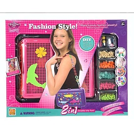 Набір для творчості 8980-1 сумка, намистини, аксесуари-прикраси, 2 кольори, кор., 43-34-4 см. - 1 - smarttoys.com.ua