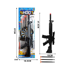 Автомат 788-10 (144/2) 3 патрони на присосці, на листі - 1 - smarttoys.com.ua