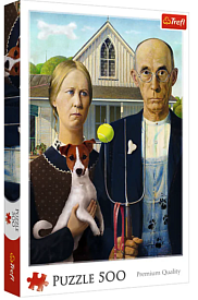 75268 Trefl Пазли "500" American Gothic:Собаче видання - 1 - smarttoys.com.ua