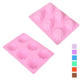 Форма силікон "Кекси" 6 шт/л 26*18*3 см MH-3016 (120шт) - 1 - smarttoys.com.ua