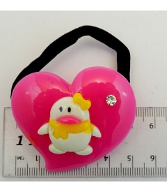 Гумки для волосся еластичні Серденько 65-1AF(ціна за 20шт) - 1 - smarttoys.com.ua