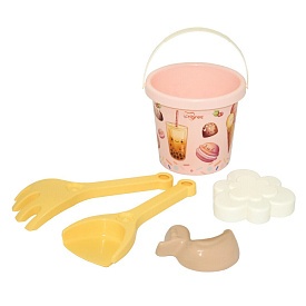 Набір для піску "Солодощі" 5 ел. з термонаклейкою, Tigres - 1 - smarttoys.com.ua