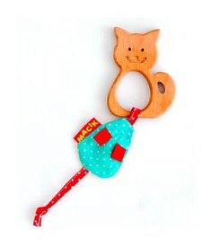 Дерев’яний прорізувач "Котик" MWood МС 161102-02 - 1 - smarttoys.com.ua