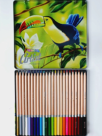 Олівці кольорові premium, серія Artist, 24 кол. в метал.коробці /12/ - 1 - smarttoys.com.ua