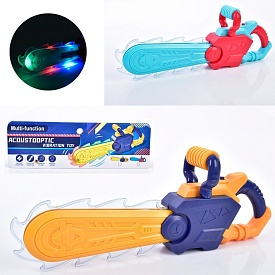 Бензопила 377-12A рухливі деталі, 2 кольори, муз., світло, бат., кул., 22-51,5-8 см. - 1 - smarttoys.com.ua