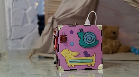 Бізікуб 23х23х23 см рожевий - 2 - smarttoys.com.ua