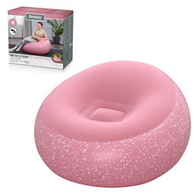 BW Крiсло 75155 надувне, навантаження до 100кг, рожевий колір,кор. 112х112х66см - 1 - smarttoys.com.ua