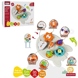 Гра 99-23 бізіборд, підвіска на ліжко,ракета,кермо-тріскачка,пискавка,заводний,ключ,рухл. деталі,кор - 1 - smarttoys.com.ua