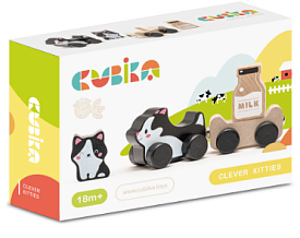 Дерев'яна іграшка "Веселі кошеняти"15450 - 2 - smarttoys.com.ua