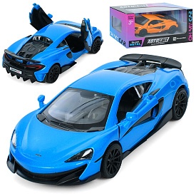Машина AS-3118 АвтоСвіт,McLaren 600 LT,мет.,інерц.,відч. двері,гум. колеса,2кольори,кор.,15,5-7-7см - 1 - smarttoys.com.ua