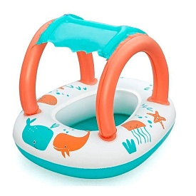 Плотик BW 34203 сонцезахисний навіс, від 3-х років, кор., 84-67 см. - 1 - smarttoys.com.ua