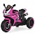 Мотоцикл M 6264EL-8 3 кол., 1*12V7AH, 2*35W, BLUETOOTH, USB, TF, EVA, музика, світло, шкіра, рожевий - 1 - smarttoys.com.ua
